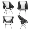 Resa Ultralight Folding Aluminium Chair Superhard High Load Outdoor Camping Portable Beach Vandring Picknickstol Fiskestol 240319