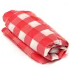 Table Cloth Rectangular El Banquet Disposable Red Plaid Tablecloth For Wedding Party Christmas Cover Home Decoration