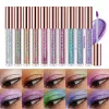 women Pearlescent Face Liquid Eyeshadow Highlighter Shiny Eyeliner Glitter Eyeshadow Waterproof Brighten Eyes Makeup Beauty c6C5#