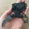 MT Halle Mini Claw Karambit Knife 440C Blade Tactical Pocket Fixed Blade Knife Hunting Fishing EDC Survival Tool Knives Z-2418