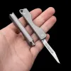 Инструменты титановый складной карманный нож с заменой лезвия № 11 Портативная ключа для мужчин Подарок на открытом воздухе инструменты выживания в кемпинге