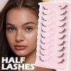 Half Eyeles Valse Les 10-5 Pairs Cat Eye Eyeles Eyel Extensi 3D Nertsen Half L Natuurlijke Make-up faux Cils maquiagem s9QX #