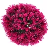 Boule de fleurs décoratives pour plafond, boule d'herbe d'eucalyptus, plante artificielle topiaire, fausses boules en plastique de buis