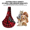 Kattbärare Portable Pet Carrier andas med dubbelsäkerhetspänne för utomhusreskapacitet Dog Sling Väska valp