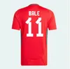 2024 2425 Maillots de football du Pays de Galles BALE WILSON JAMES JOHNSON ALLEN RAMSEY MOORE VOKES SMITH DAVIES AMPADU 22 23 Rodon VOKES Maillot de football BROOKS