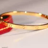 Charm Designer Armband Frau Stahl Armbänder Marke Armreif Schmuck für Frauen Freies Schiff Valentinstag 5 mit Box