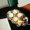 Biżuteria torebki z tacą na jajka naszyjnik magazynowy Wartość płyty ceramiczne ozdoby stwarzające dobre rzeczy siatkę