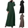 Etnische kleding Ramadan Moslim Effen Kleur Groot Gebedskledingstuk Jilbab Vrouwen Abaya Midden-Oosten Arabische Islam Femme Boerka Bescheiden Lange Khimar