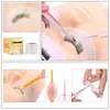 22 in 1 Beginner Valse Eyel Enten Set Praktijk Lade Tape Oog Pad Pincet Lijm Ring Micro Borstel Eyel extensi Kit Tools o9k1 #