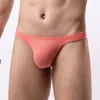 Mutande Slip da uomo Intimo solido Mutandine di cotone sexy Slip bikini Pantaloncini a vita bassa Peni Custodia grande