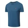 Ice silk quick drying clothes, running clothes, sports t-shirts, men's fitness clothes, summer short sleeves