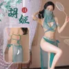 Leuke lingerie, sexy perspectief, gesplitste dames van Hanfu vrouwen, puur verlangen, westerse exotische stijl kleding, oude kleding