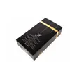mooie gepersonaliseerde op maat gemaakte zwarte matte kartonnen fabriekslevering luxe papieren parfumdoos en fles