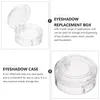 8 Pcs Empty Eye Shadow Box Makeup Plate Lip Balm Ctainers Eyeshadow Palette Tool Case Abs Supplies Compact Travel V0g9#