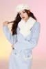 Two Piece Dress UNXX Petite Chic Style Set For Women In Winter High-grade Fashionable Fur Collar Thickened Short Mohair Coat Cover Skirt