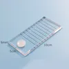 100pcs Acrylic False Eyeles Stand Pad Pallet Les Holder with Tick Mark Fake Les Extensi Essential Tool C8xu#