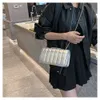 Designer Luxusmode Umhängetaschen Neue Damentasche 2023 Perlenmode Vielseitige kleine quadratische Tasche Candy Light Luxusgefühl Koreanische Single Shoulder Crossbody Wome