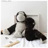 Fyllda plyschdjur 50 cm Forest Animal Gorilla Plushies Toy Pillow Kawaii fyllda stora docka barn åtföljer flully leksak för vänner barn peluch gåva l240320