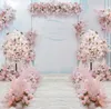 Artificial Cherry Tree Fake Plants Tabletop Living Room Pathway Guide DIY Party Wedding Decor Backdrop Home 240322