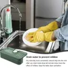 Kitchen Storage Sponge Holder For Sink Self Drain Multifunctional Punch Free Dish Sponges Brushes