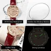 POEDAGAR Exquisite Ladies Watch Luxury Fashion Ultrathin Leather Belt Waterproof Luminous Quartz Women Wristwatch Female Clocks 240322