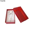 16Pcslot Colorful Paper Pendant Jewelry Package Box Silk Ribbon Ring Earring Necklace Jewelry Organizer Holder Box 5825cm 240315