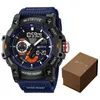 Montres-bracelets de haute qualité STRYVE 8029 montre électronique montres de sport numérique double temps affaires hommes avec boîte Relojes