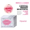 20sts Hot Sale Lip Eye Mask Combinati 10st fuktande närande läppar Mask 10 Par Anti Aging Wrinkle Dark Circles Eye Patch W1fr#