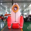 wholesale wholesale free air ship to door outdoor activities 2.5m high Exhibition Advertising Decoration Model Inflatable Space Rocket balloon