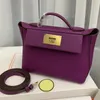 Designer torebka torebka cielę skórzana damska moda torebka stała kolor przenośna torba na ramię wielofunkcyjna worek kształtu domowego torba crossbody torba pod pachami