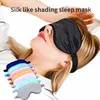 imitated Silk Eye Patch Shading Sleep Eye Mask Eyepatch Travel Relax Cover Eyeshade Health Slee Shield Eye Care Tools p0Rx#