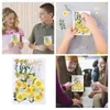 Dekorative Blumen Zinnia Tropfen Kleber Getrocknete Blume Handyhülle Studenten Hand DIY Material Frischer Herbst