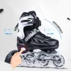 Boots Adjustable Inline Roller Skate Shoes Professional Flashing Sliding Sneaker Outdoor Racing Speed Skating 4 Wheels Shoes Gifts