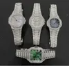 Rappeurs VVS Diamond-bracelet Regarder Hip Hop Iced Out Moisanite Watch for Men