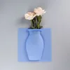 Vazen Siliconen Bloemenvaas Zelfkleving Hydrocultuur Planter Sticker DIY Home Decoratie Accessoires