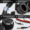 Oneodio filaire professionnel Studio Pro DJ casque avec Microphone sur l'oreille HiFi moniteur musique casque écouteur pour téléphone PC 240314