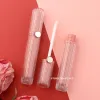 5ml Empty Lip Gloss Tube Pink Red DIY Lip Balm Tube Plastic Lipstick Ctainers Cosmetic Ctainer Bottle with Cap P5FU#