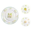 Plates Nordic Glass Plate Salad Dishes Breakfast Dinner Cake Snack Tray Baking Bowl Tableware Kitchen Tools