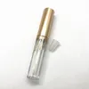 25pcs 2.5/4ml مصغرة شفة فارغة لامع العيون ماسكارا أنبوب الذهب نمط DIY مكياج Lipgloss زجاجة بطانة العيون ctainers q6si#