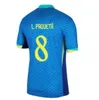 2024 Casemiro Jesus Brasils Soccer Jersey 24 25 Richarlison 2025 Camiseta Raphinha Paqueta Vini Jr Rodrygo Brasil Football Shirt Men Kids Uniform Fans Spelare Neymar