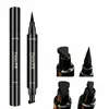 Double Head Eyes Liner Liquid Make Up Pencil Waterproof Black Makeup Stamps Eyeliner Pencil varaktiga Eye Cosmetic J5N2#