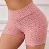 Damesshorts Dames Yoga Hoge taille Veters Sport Slim Fit Ademend Fietsen Voor dagelijks gebruik boven de knie