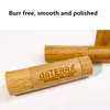 Tube de rouge à lèvres en bambou naturel DIY tube creux vide baume à lèvres Ctainer peut être personnalisé logo logo rouge à lèvres Shell outils de maquillage 22zy #