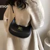 Drawstring Trend Fashion Versatile Women's Pu Leather Single Shoulder Crossbody Bags Simple Casual Retro Pendling Hand Bowling