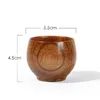 Cups Saucers Anti-corrosion Classical Jujube Wooden Japanese-style Bar Drinkware Water Mug Coffee Cup Drinking Tea