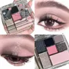 Sweet Cool Smoked Eyeshadow Palette Rosa-nero Hot Girl Nuovi 7 colori Glitter Ombretto perlato Occhi Coreano Trucco Pallet Cosmetici Y9rG #