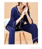 2020 Home Service Female Modal Pajamas Suit European and American Women's Spring and Summer Autumn sleeved Pajamas 002