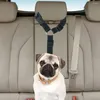 Coleiras para cães Cinto de segurança ajustável Cinto de segurança com clipe para trela de veículo Universal Outdoor Strap para cães
