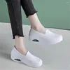 Casual Shoes High Sole Cotton Skate Sneakers Vulcanize Women's For Summer Tenis Ferminino Sports Real Novelties Lowest Price