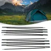 Tools 3/3.3/4/4.48/4.9m Fiberglass Tent Rod Camping Tent Pole Bars Support Rods Awning Frames Kit Hiking Travel Outdoor Tools